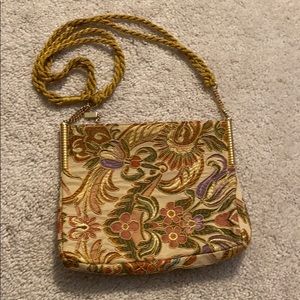 BONWIT TELLER Vintage Tapestry Shoulder Bag
